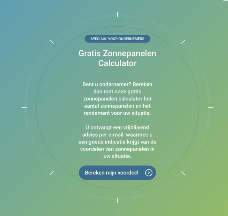 Bereken uw voordeel! - Energy Shift