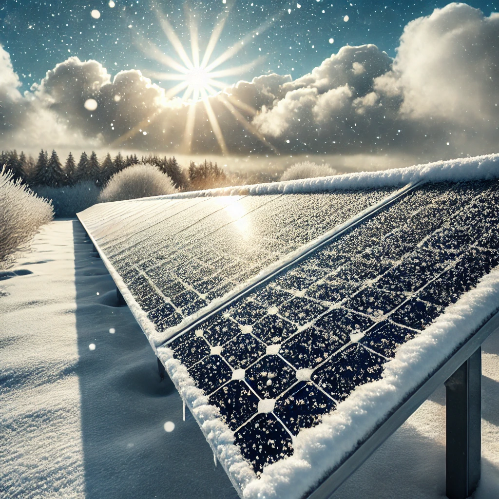 Zonnepanelen winter