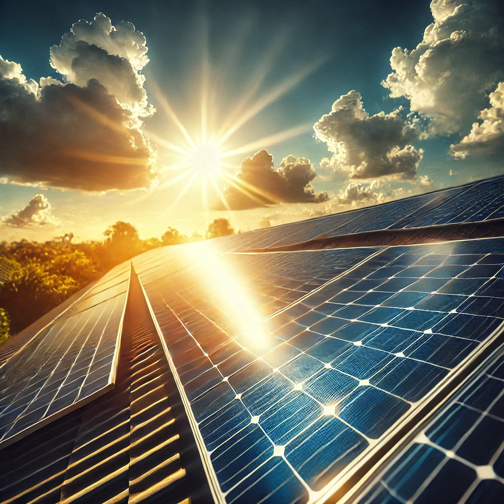 Zonnepanelen zomer